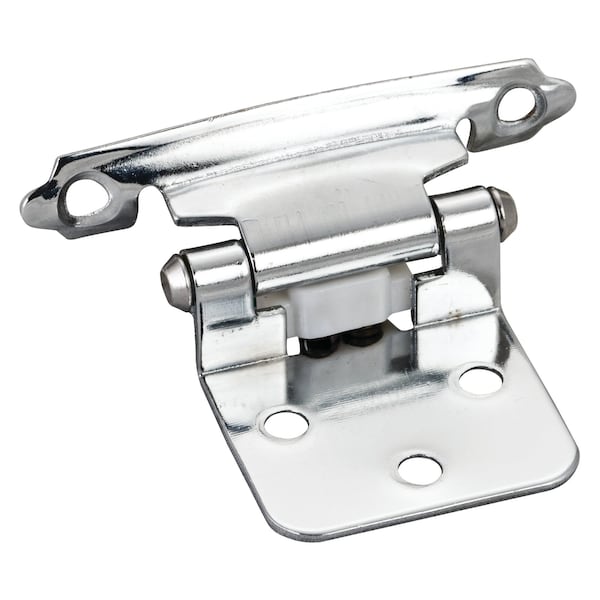 Hardware Resources Traditional 1/2In. Overlay Hinge W/ Screws - Polished Chrome P5011PC-R - main